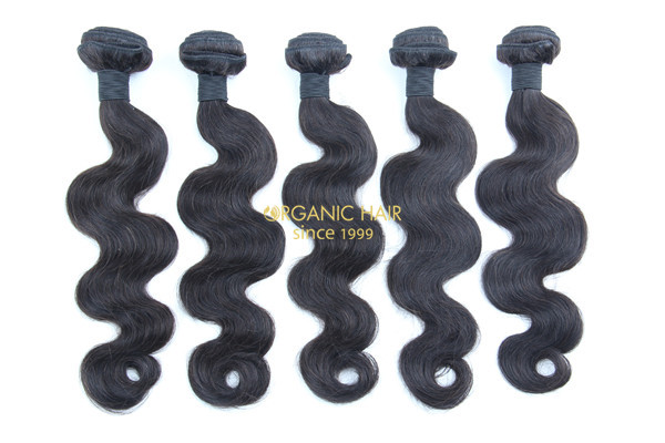 Cheap remy human hair weave 